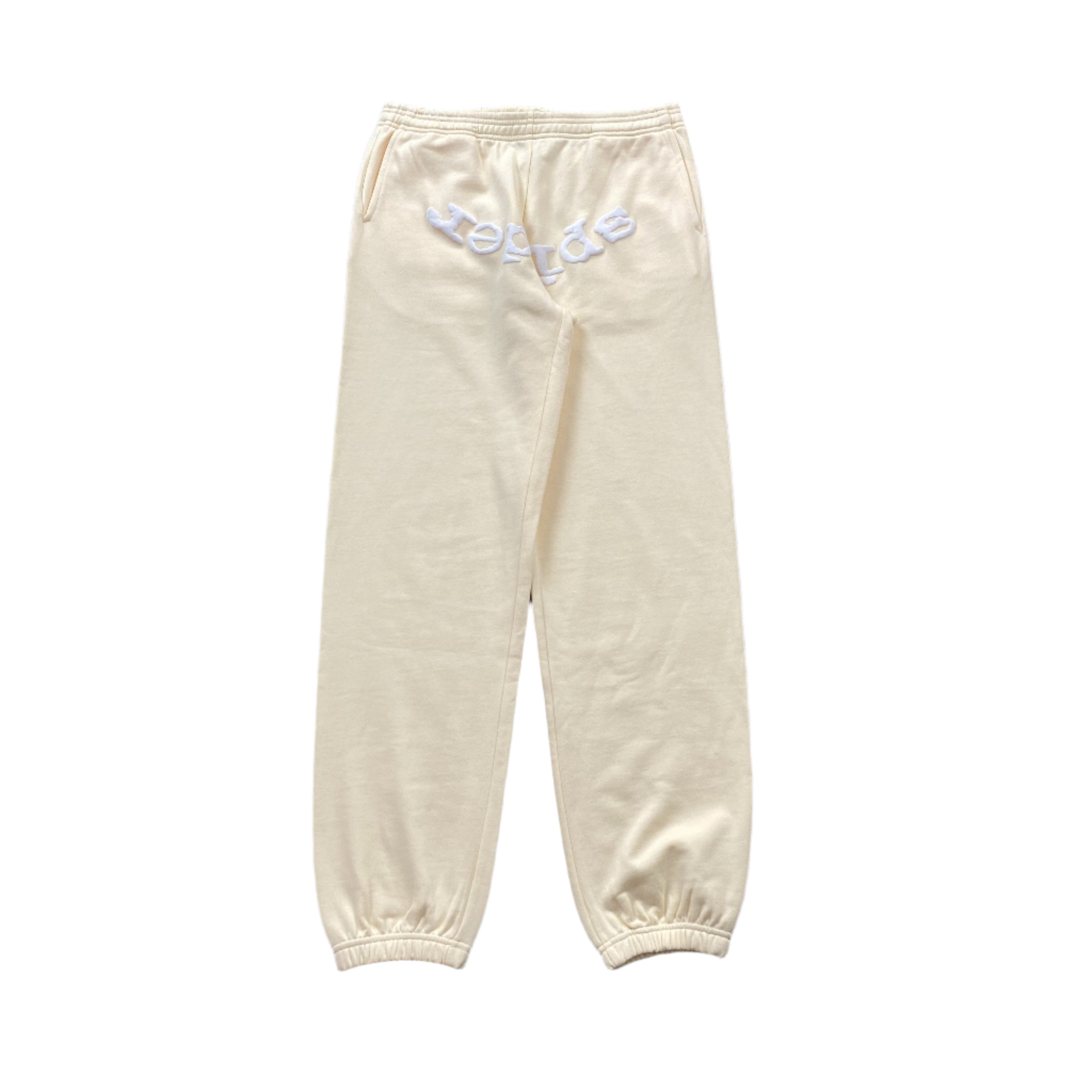 SP5DER VVS SWEATPANTS WHITE