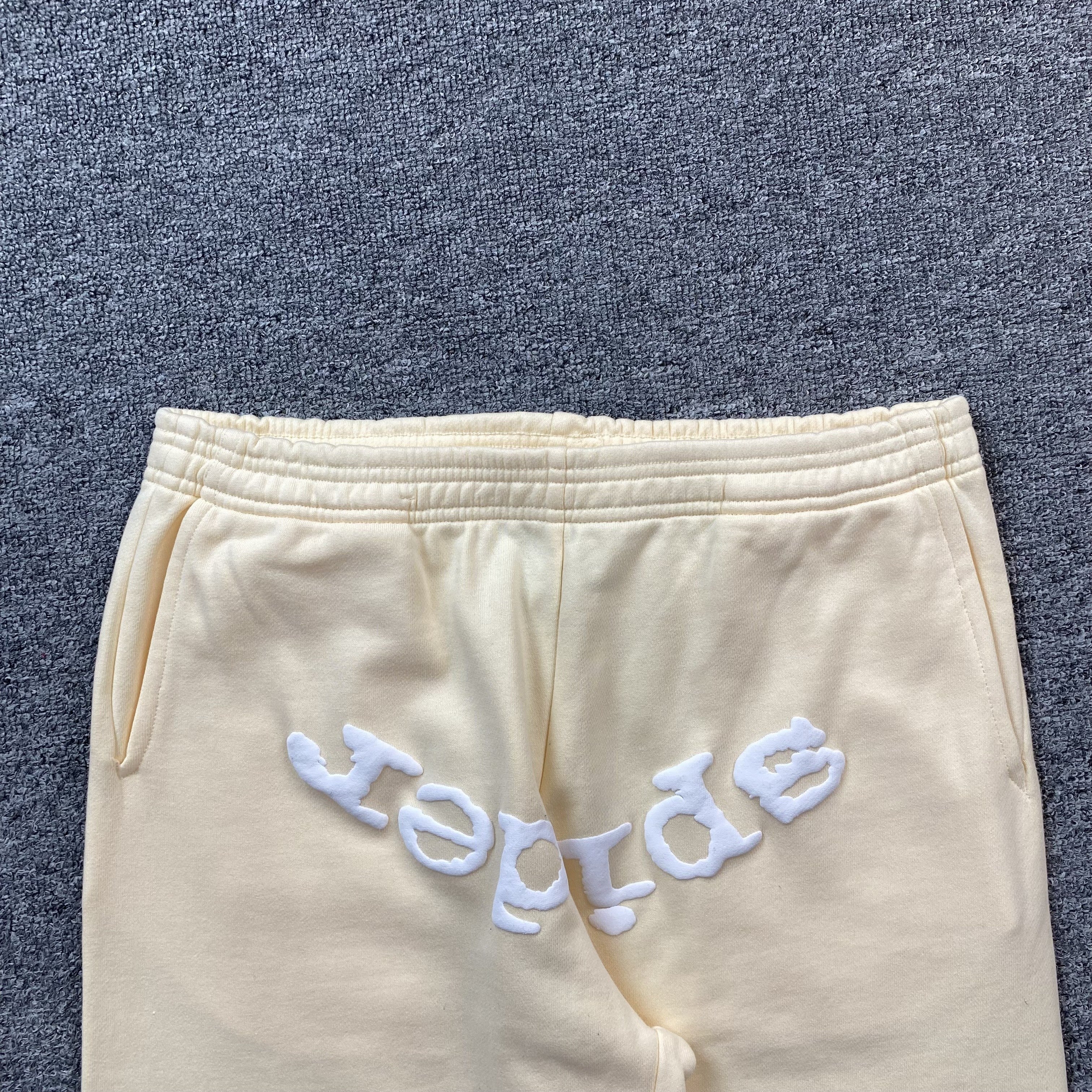 SP5DER VVS SWEATPANTS WHITE
