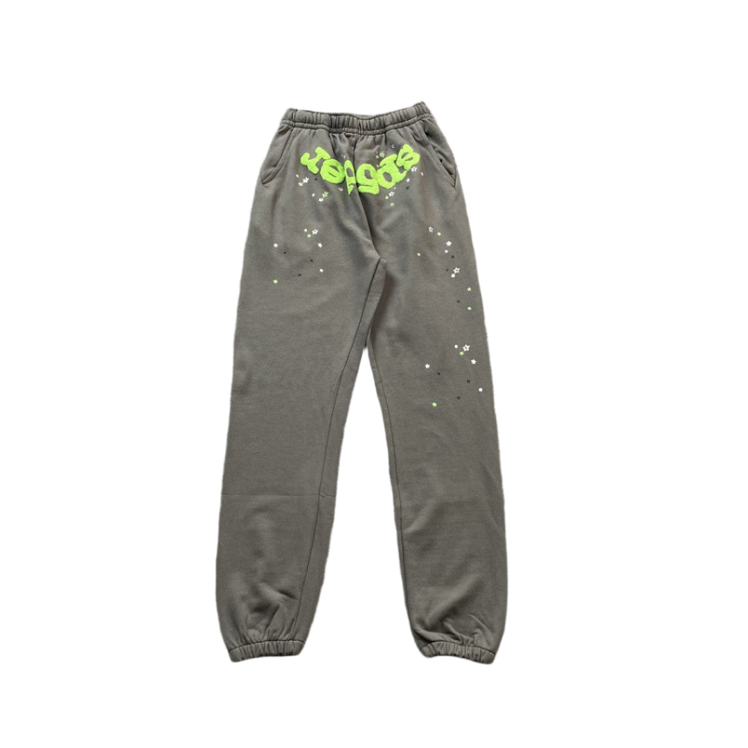 SP5DER WAIT WEB SWEATPANTS SLATE GREY
