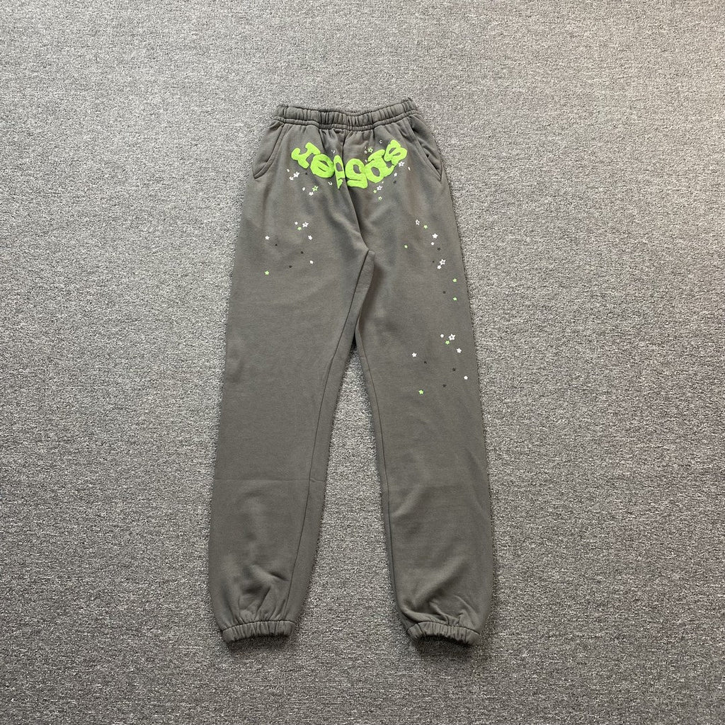 SP5DER WAIT WEB SWEATPANTS SLATE GREY