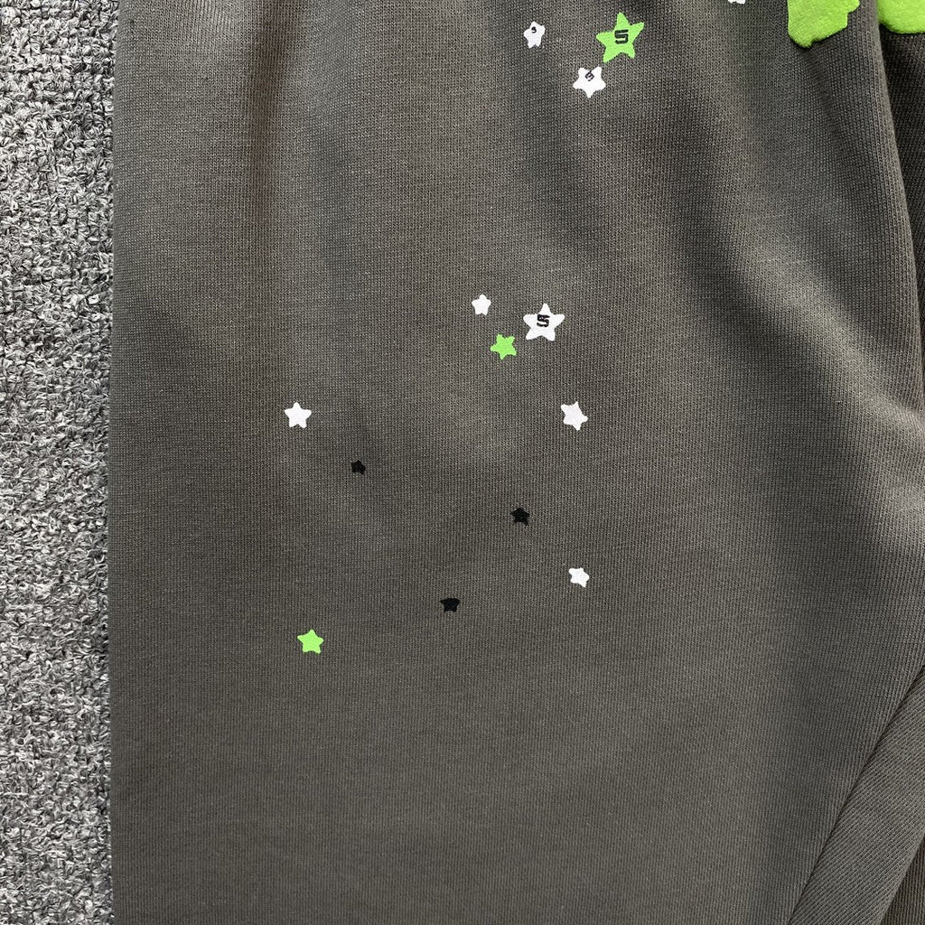 SP5DER WAIT WEB SWEATPANTS SLATE GREY