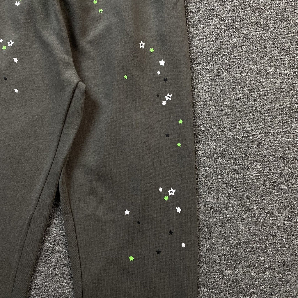 SP5DER WAIT WEB SWEATPANTS SLATE GREY
