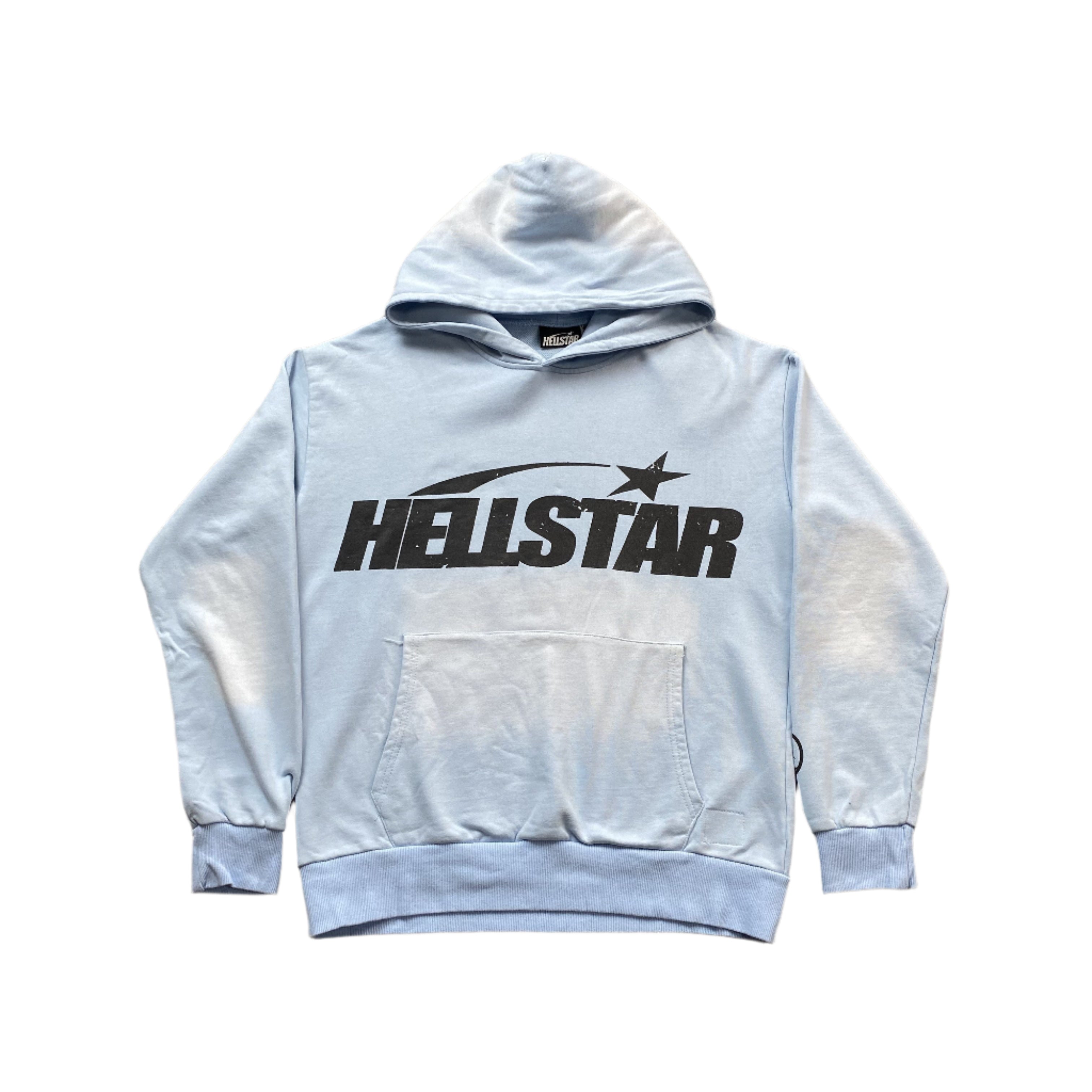 Hellstar "Records" Sky Blue Hoodie