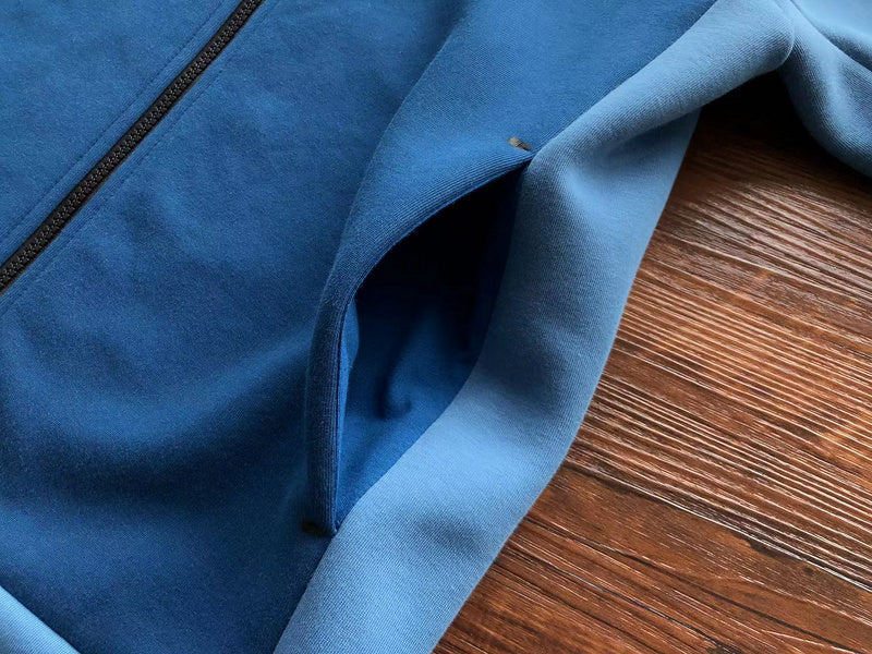 NIKE TECH FLEECE HOODIE x DUTCH BLUE/COURT BLUE