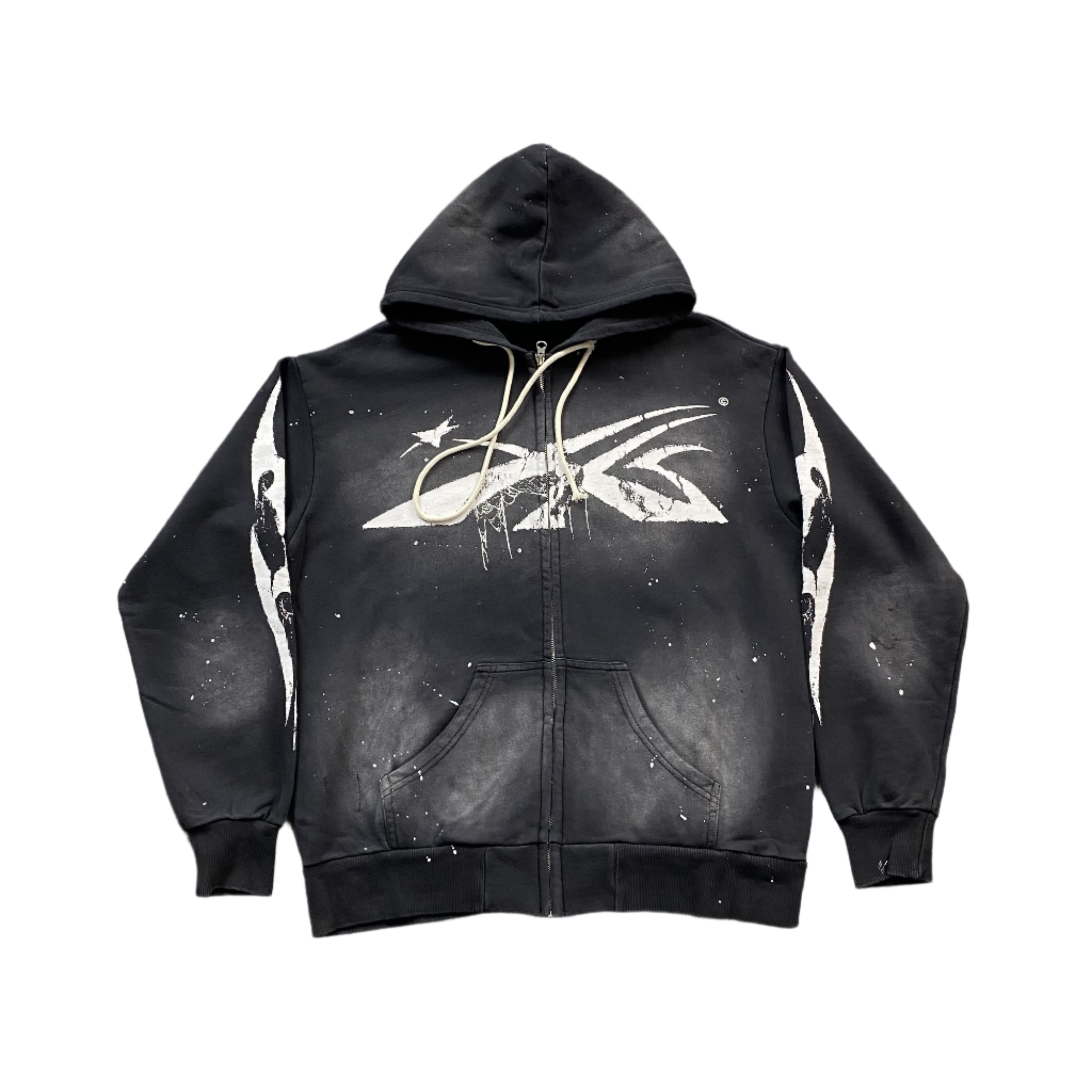 Hellstar "Sports" Black Zip Hoodie