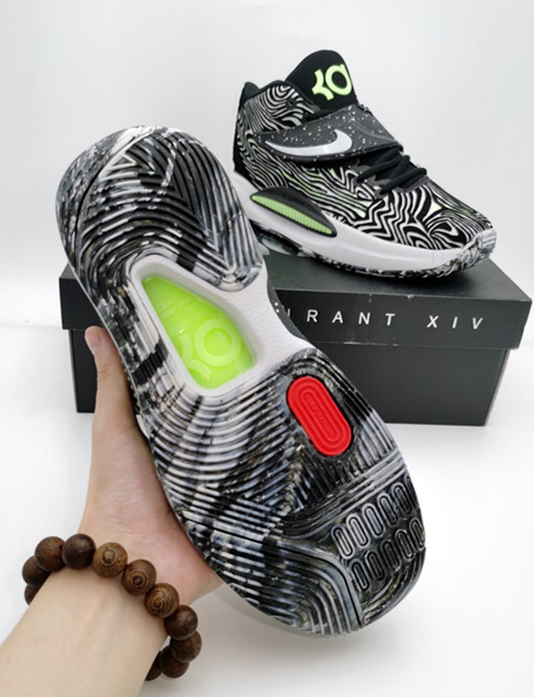 NIKE KD 14 x BLACK LIME GLOW